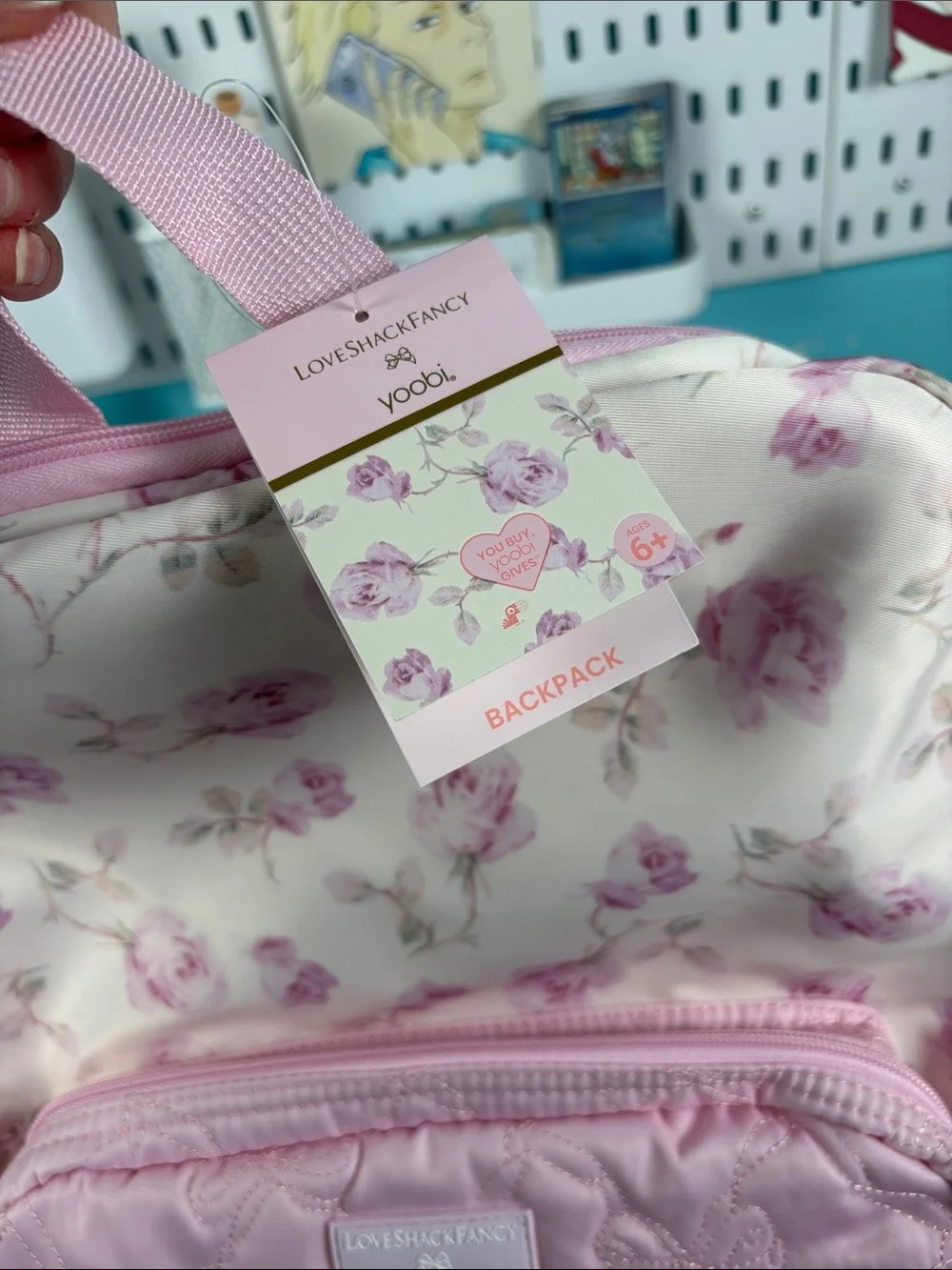 LoveShackFancy x target yoobi backpack